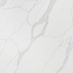 White marble with thin grey veins