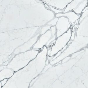 White marble with cool grey swirls