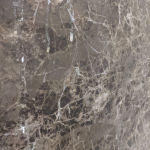 Brown marble with white veining