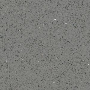 Slate grey quartz with dark grain