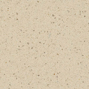 Beige quartz with small brown flecks