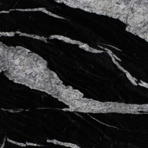 Black and white banded marble