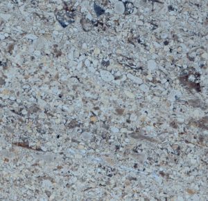 Pale blue-grey granite with speckling