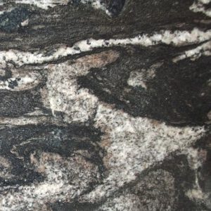 Jet black polished stone