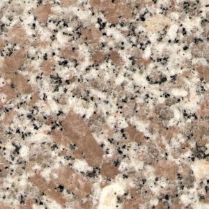 Peach granite with uniform grains