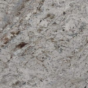 Grey granite with brownish flecks