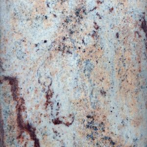 White granite with red mineral streaks