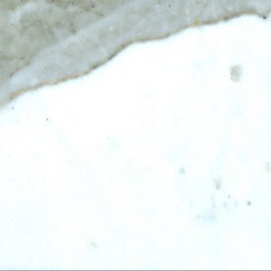 Frosted white stone with soft teal streak