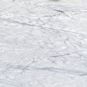 White marble with thin linear grey veins