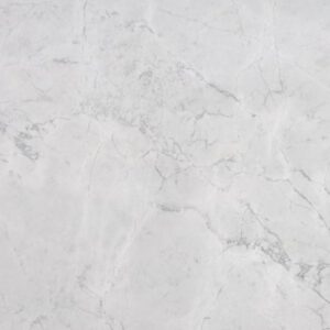 Pale white marble with cloudy grey veins